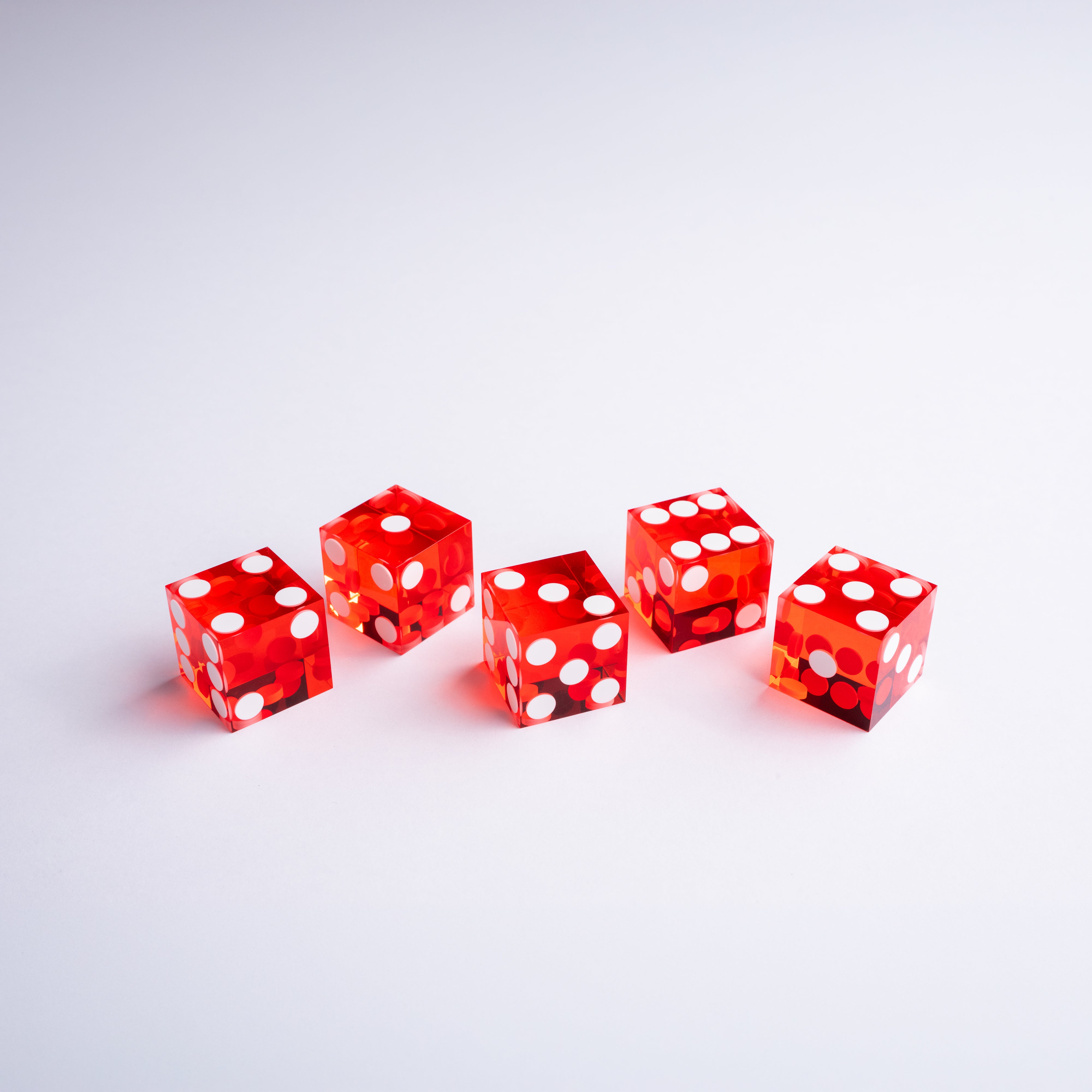 High Quality D6 Casino Dice 19mm (Set of 5)