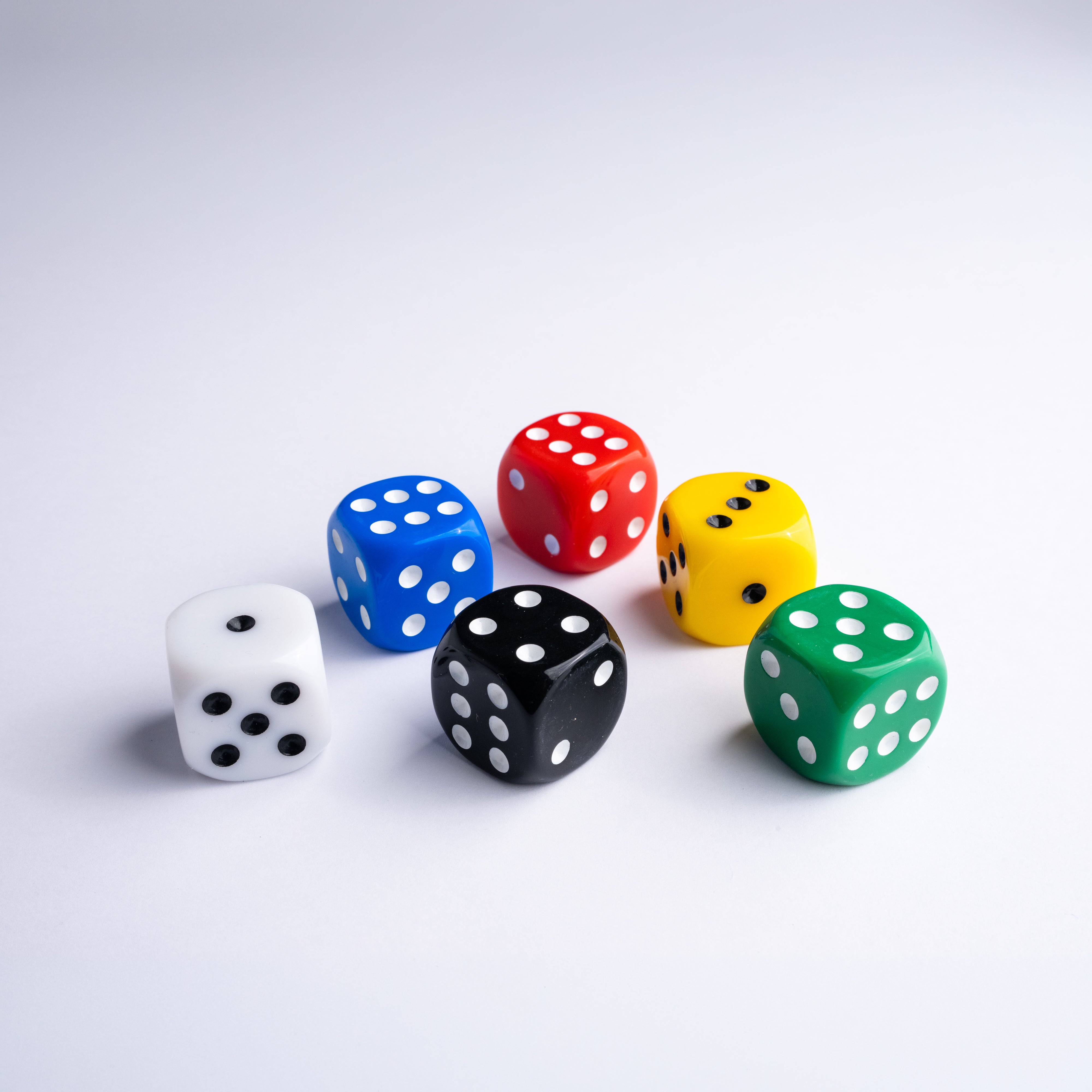 F6 Jumbo Dice Set (25mm, Set of 6)