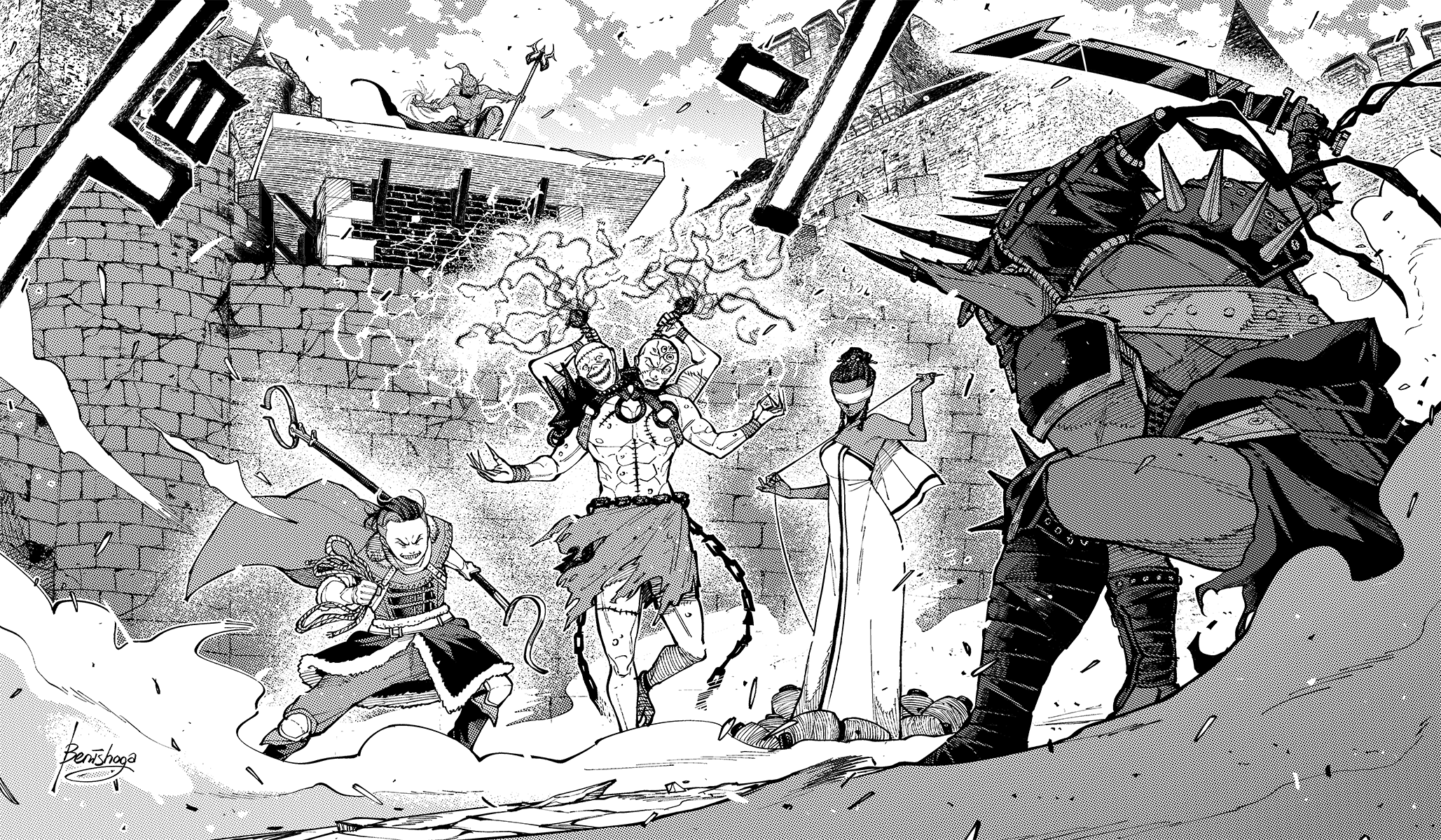 RogThras War of the Summit Manga Playmat