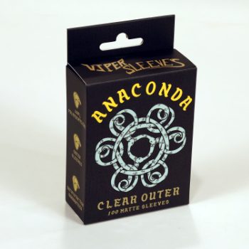 Anaconda clear matte outer sleeves